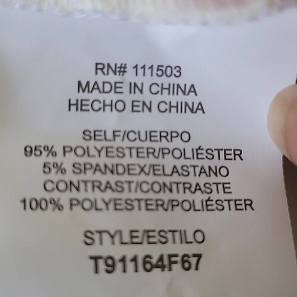 Luxology Top / Puff Polka-Dot Sleeves / Size Medium - Picture 5 of 5